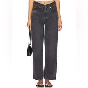 AGOLDE| HIGH RISE TAPERED-LEG JEANS